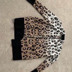 Ann Taylor leopard sweater